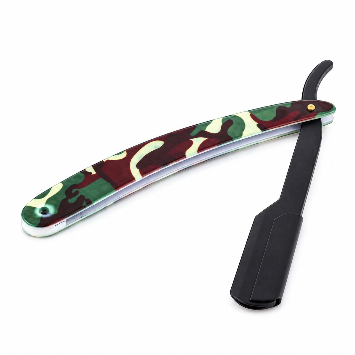 Green Camo shavette razor, SB-RZ-007
