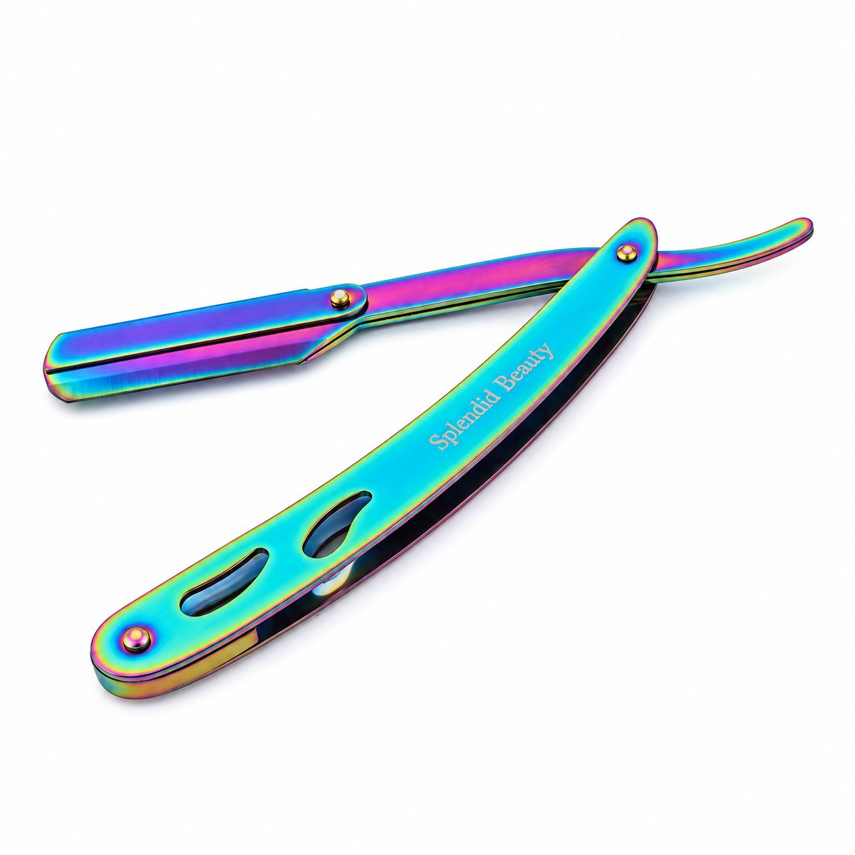Rainbow Metal shavette razor, SB-RZ-036